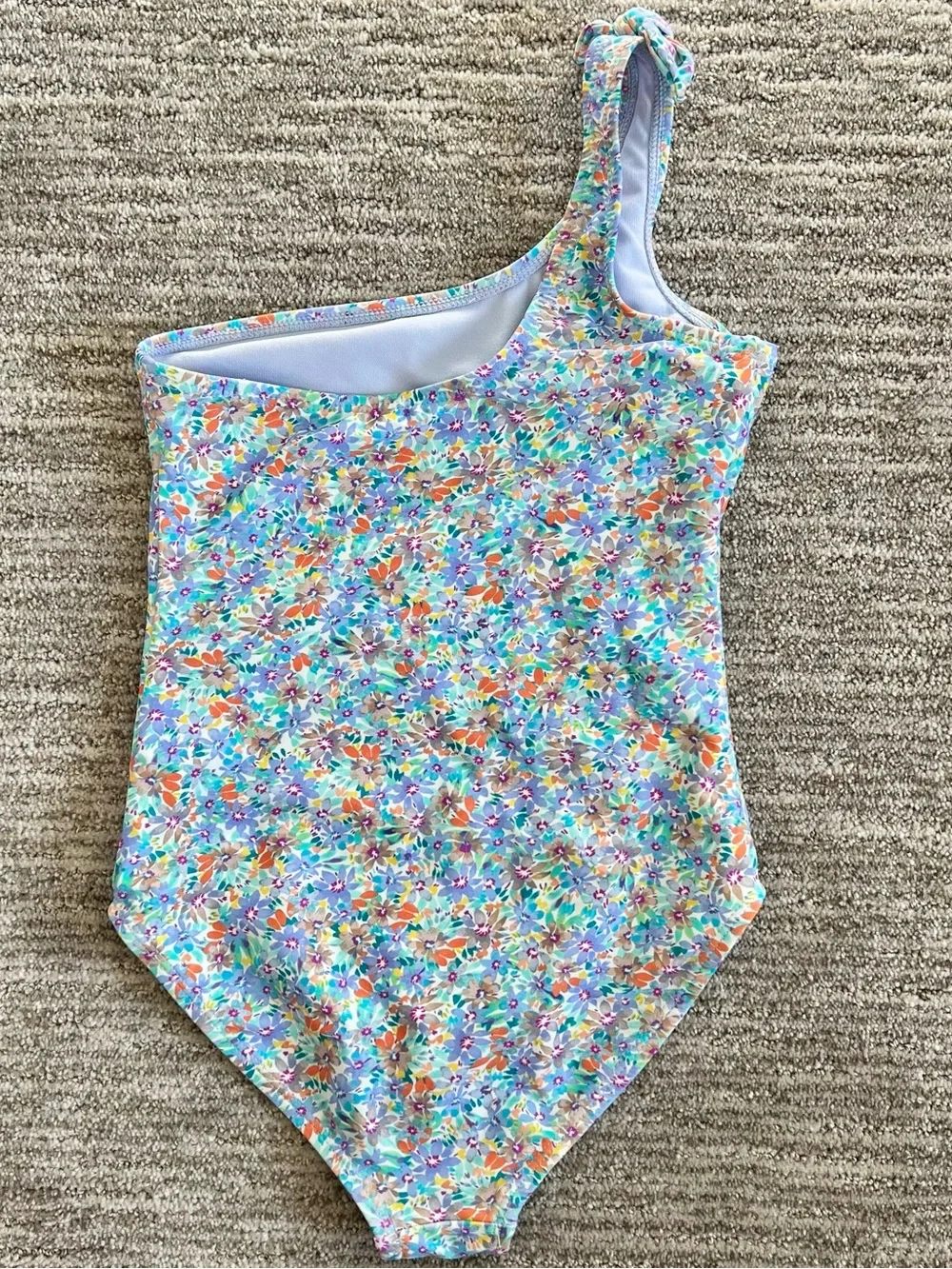 Raisins Girls Floral One Strap Swimsuit Size 8